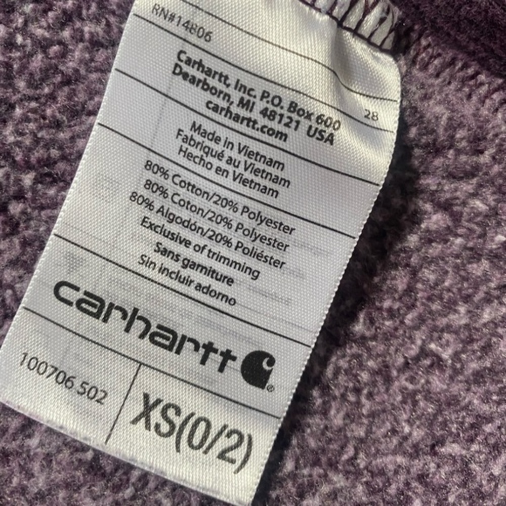 Carhartt Zip Up Sweatshirt - Picture 10 of 10